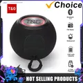 T&G TG337 Altoparlante Bluetooth Portatile TWS Wireless Mini Bass Boombox Altoparlante LED IPX7 Lettore musicale esterno Supporto BT AUX FM
