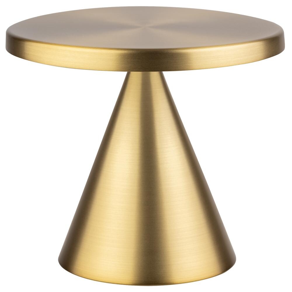 APS 17102 Tischleuchte "CONE MINI", Akku-Leuchte, inkl. Ladestation, USB-Ladekabel und Fernbedienung, Höhe 11,5 cm, gold Image