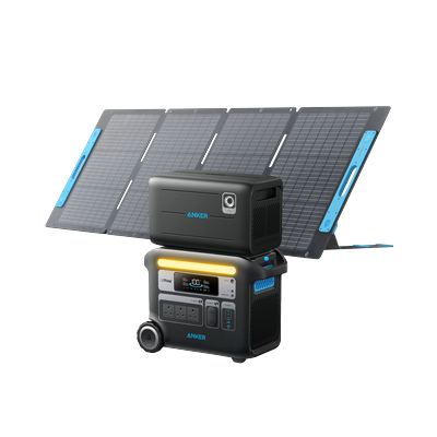 Anker SOLIX F2000 + Expansion Battery + 200W Solar Panel