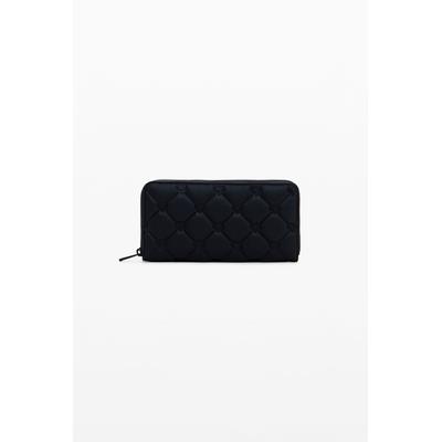 Quilted logo wallet