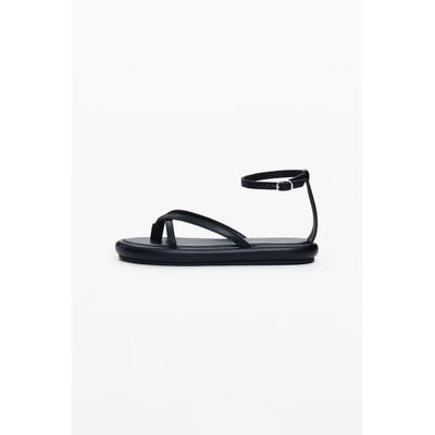 Ankle strap flat sandal