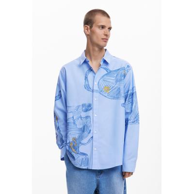 Long-sleeve pottery shirt