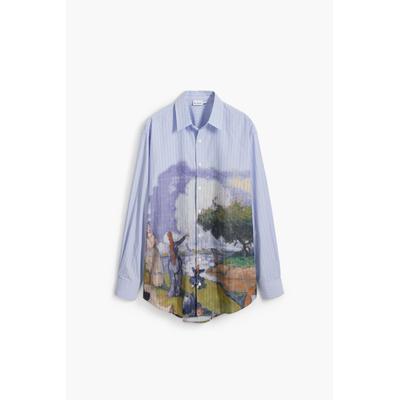 Landscape print shirt