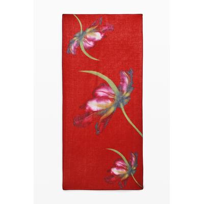 Large floral scarf