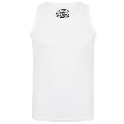 Vests Mace Cotton Ribbed Vest Top In White - South Shore / XL - Tokyo Laundry