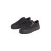 Plateausneaker TOMMY HILFIGER "ESSENTIAL VULC TEXTILE SNEAKER", Damen, Gr. 39, schwarz, Textil, sportlich, Schuhe, Freizeitschuh, Halbschuh, Schnürschuh mit goldfarbenen Details