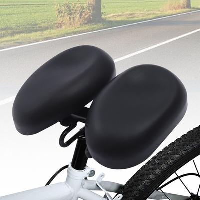 TEMU Bicycle Seat Dual Pad Soft Adjustable Bicycle New Image
