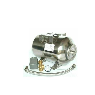 Drucktank 24 l Edelstahl, Druckschalterset und 50 cm Panzerschlauch Image