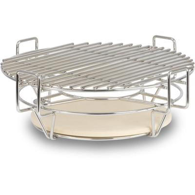 BBQ-Toro Kochsystem für Kamado Ø 39 cm, Edelstahl Smokersystem mit 3 Ebenen, Kamado Zubehör Image