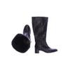 Ecco Damen Stiefel, Gr. 35, schwarz, Leder