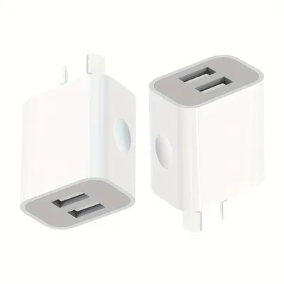 2 stücke dual usb wand ladegerät usb netzteil stecker doppel usb wand stecker adapter 2-port usb au stecker 5v/2,1 a ladegerät zertifiziert