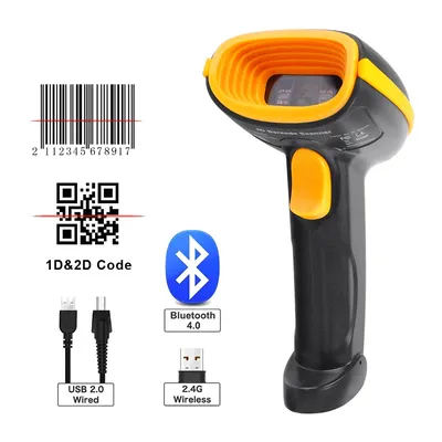 Drahtloser 2d Barcode-Scanner Fern übertragung kabel gebundener QR-Code pdf Barcode-Scanner für Image