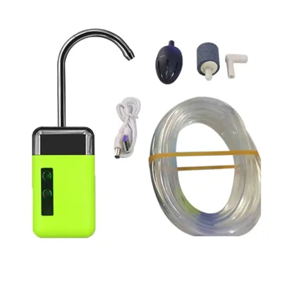 Angeln Wasserhahn Und Sauerstoff Pumpe Werkzeug Automatische Angeln Wasserpumpe Oxygenator Für Image