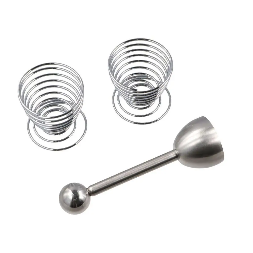Edelstahl Eierschale Öffner Praktische Multifunktions Ei Topper Cutter Kreative Ei Cracker Separator Gekochte Eier Image