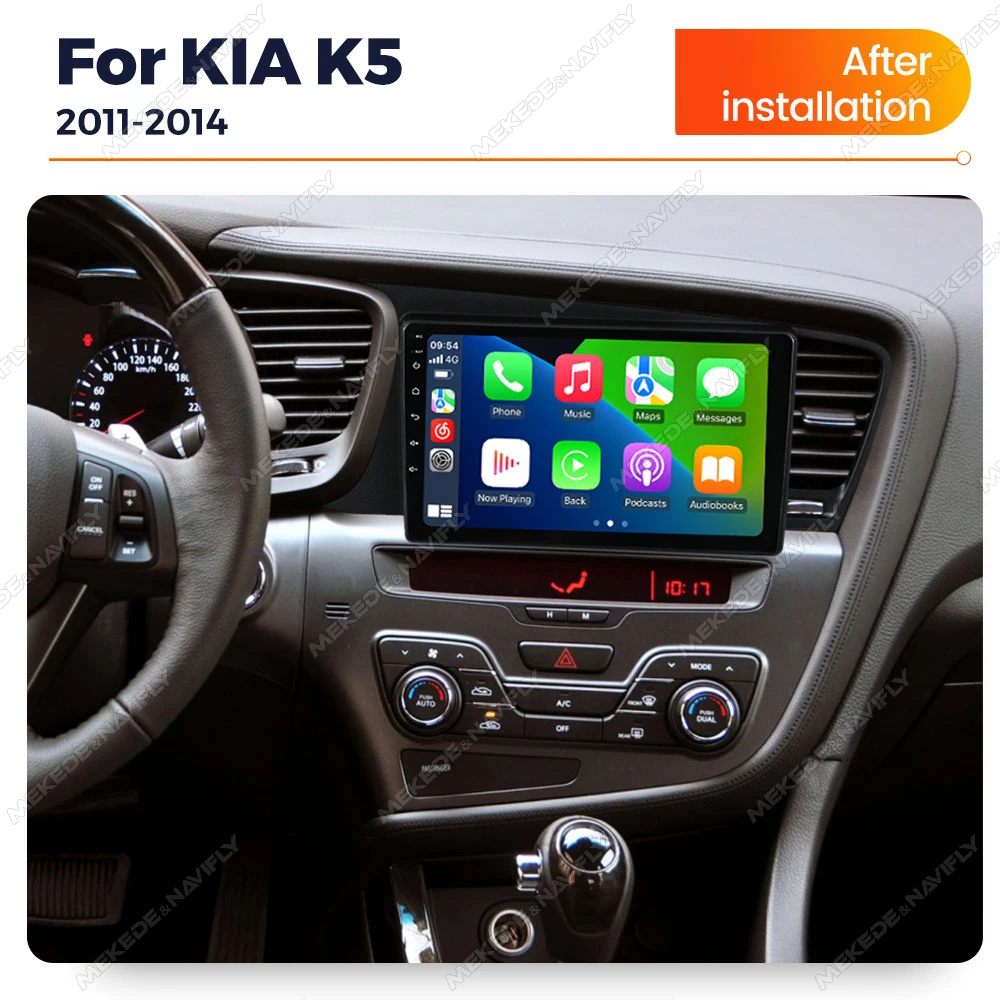 Android 14 alle in einem Für Kia K5 Optima 2011-2015 Auto Radio Multimidia Player Navigation GPS Head Unit wifi Drahtlose Carplay BT Image