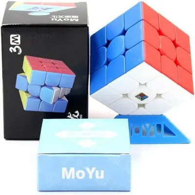 Moyu Meilong 3M 3x3 Magnetischer Zauberwürfel, professioneller 3x3x3 glatter, selbstklebender Image