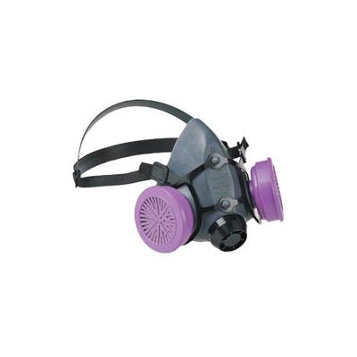 North Safety 5500 Series Low Maintenance Half Mask Respirator, Large, Elastomer (068-550030L) Each North Safety®