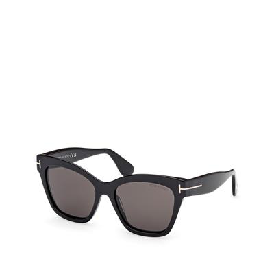 Tom Ford Elvira Butterfly Sunglasses, 55mm - Black/Smoke