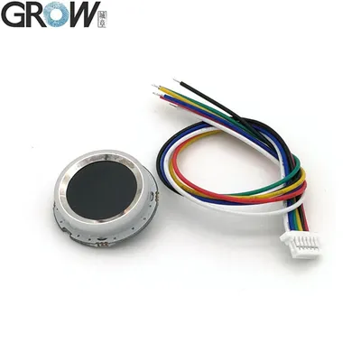 GROW R502-A RGB LED Control Small Thin Circular DC3.3V SH1.0-6pin Capacitive Fingerprint Module