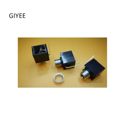 200PCS headset socket PJ-301M 3.5MM audio and video socket measuring 90 degree full copper