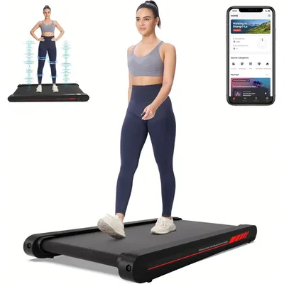 3 in 1 Under Desk Treadmill, 2.5HP Low Noise Walking Treadmill Pad with Remote Control,Portable