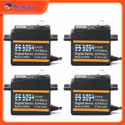 Emax ES3054 3054 4.8-6.0V 3.5kg 23T Metal Gear Digital Servo Futaba JR Plug For RC FPV Fixed Wing