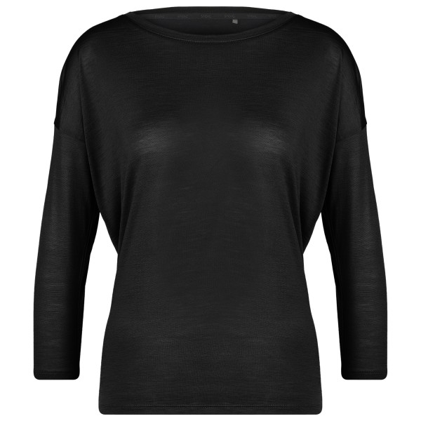 Stoic - Women's MerinoChill MMXX. Göteborg 3/4 Crew - Merinoshirt Gr M schwarz