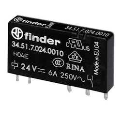 Finder Steck-/Printrelais 34.51.7.024.4010 345170244010 Image