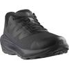 Wanderschuh SALOMON "ELIXIR TOUR WP W", Gr. 40,5, schwarz, asphalt, castlerock, Textil, Synthetik, sportlich, Schuhe, wasserdicht