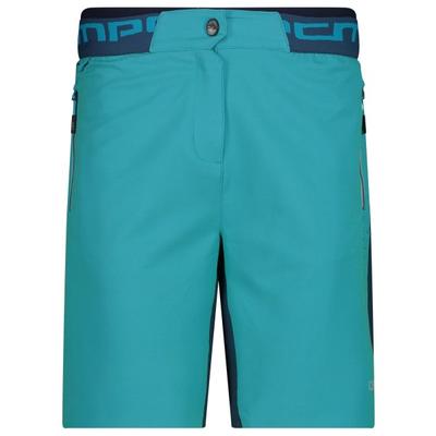 CMP - Women's Free Bike Stretch Bermuda + Mesh Underwear - Radhose Gr 42 türkis Image