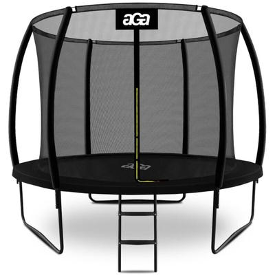 Aga sport exclusive Trampolin, Kindertrampolin, Gartentrampolin mit Sicherheitsnetz 305 cm Schwarz Image