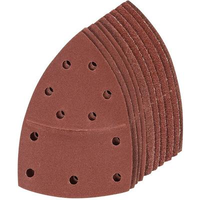 Silverline - Klettschleifblätter für Multischleifer, 102 x 62 mm, 93 mm, 10er-Pckg. Je 2 x 40er-, Image