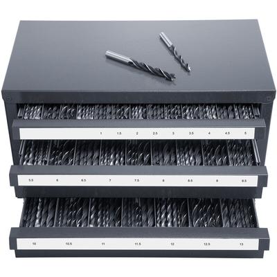 Mophorn - Bohrerspender - Schrank, dreischubladiger Bohrerspender - Organizer - Schrank für Bohrer Image