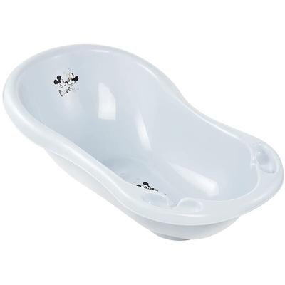 Keeeper - Ergonomische Badewanne mit Micky-Bezug, 0-12 Monate, 84 cm, Maria, Hellblau