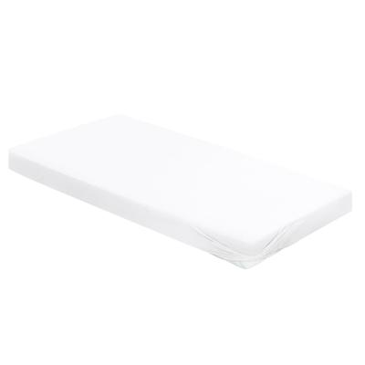 Spannbettlaken IRISETTE "Vesuv 12", weiß, B:150cm L:250cm, Jersey, Obermaterial: 100% Baumwolle, Laken, flauschig Image