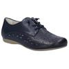 Slipper JOSEF SEIBEL "Fiona 83", Damen, Gr. 41, blau (dunkelblau), Leder, elegant, Schuhe, Schlupfschuh, Komfortschuh mit elastischen Senkeln