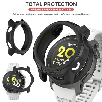 Silikon Fall Abdeckung Für Coros Pace 3/Tempo 2 Smart Uhr Armband Weiche TPU Schutzhülle Bumper Image