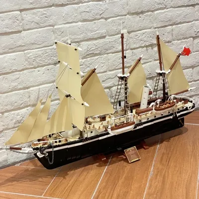 2025 neue Shackleton Schiff Ausdauer Moc Bausteine Diy Montieren Stadt Ziegel Spielzeug Geschenk Für Image