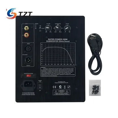 TZT Subwoofer-Verstärkerplatine, Plattenverstärker, Ethik-Sound, 350 W, für geschlossene und phasenumgekehrte Subwoofer Image