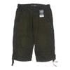 H&M Herren Shorts, Gr. 29, grün, Baumwolle