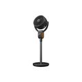 Fabrilamp - Ventilatore de ventilatore da pavimento montenegro nero/faggio 40w 3 velocità 3 stadi