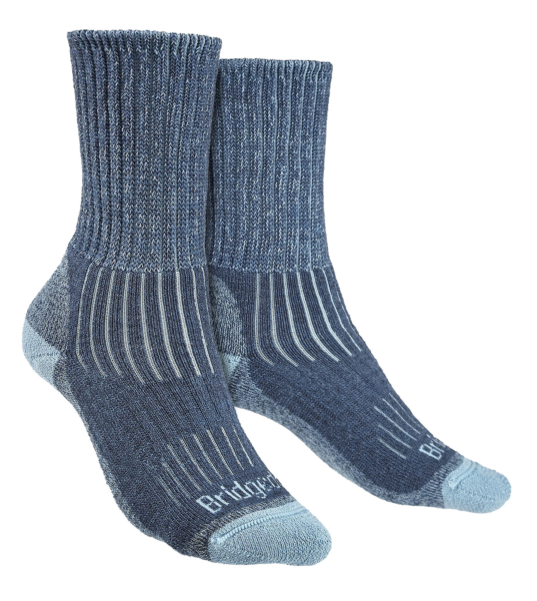 Bridgedale - Damen Wandern Midweight Merinowolle Socken - Blau Image