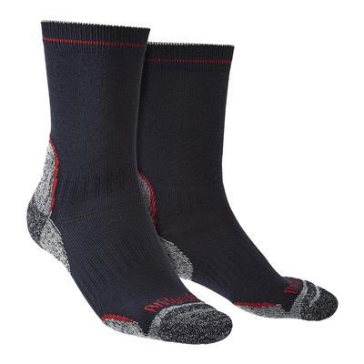 Bridgedale - Herren Wandern Leichtgewicht Boot Socken - Navy / Rot Image