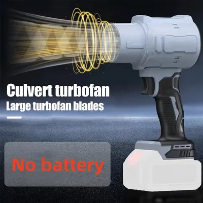1000W Turbo Fan Violent Fan Thrust Stepless Speed High Power Turbo Fan Leaf Blower Handheld Mini Jet Fan for Makita Battery