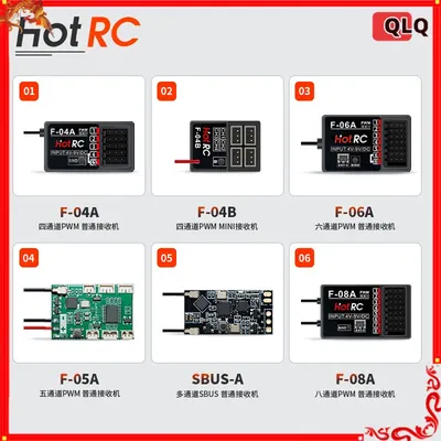 Hotrc Remote Control Receiver Full Series Gyroscope/light Control/sbus Version Suitable For Remote