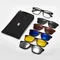 6 In 1 uomo donna occhiali da sole magnetici ottici polarizzati Clip magnetica Clip su occhiali da sole Clip Polaroid su montatura e borsa per occhiali da sole