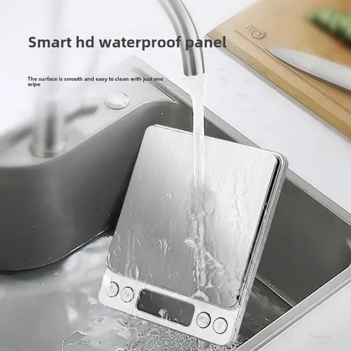 Balance de cuisine numérique Mini poche en acier inoxydable bijoux de précision Balance électronique