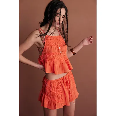 Angelina Short Set by free-est at Free People in Scarlet Ibis, Size: Small