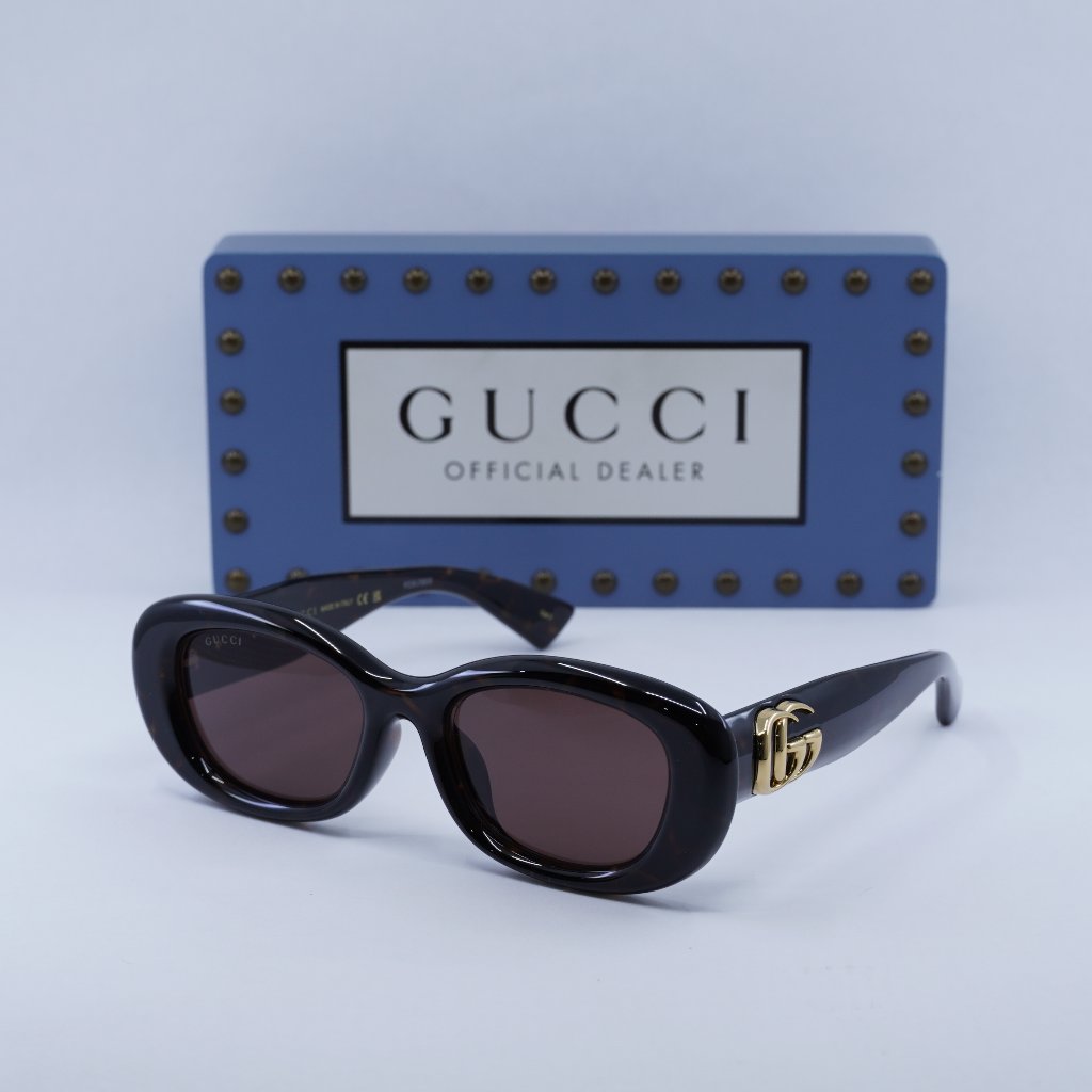 Gucci Accessories | Final Price! Gucci Gg1829sk 002 Sunglasses | Color: Brown | Size: 53 - 18 - 145