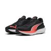Laufschuh PUMA "Scend Pro 2 Laufschuhe Erwachsene", Gr. 42.5, schwarz glowing rot, Obermaterial: Textil, Synthetik; Futter: Textil; Innensohle: Textil; Laufsohle: Gummi, Schuhe